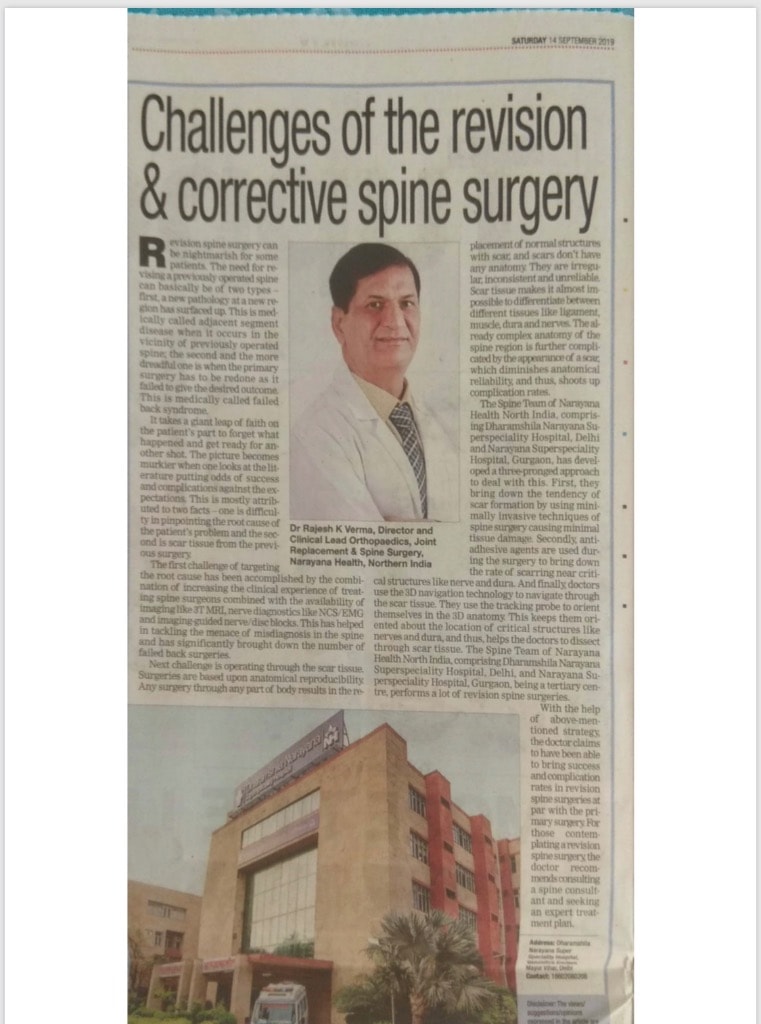 Challenges of Revision & Corrective Spine Surgery